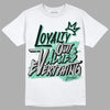 Jordan 3 "Green Glow" DopeSkill T-Shirt LOVE Graphic Streetwear - White 