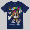 University Blue Sneakers DopeSkill T-Shirt Learning Graphic Streetwear - navy