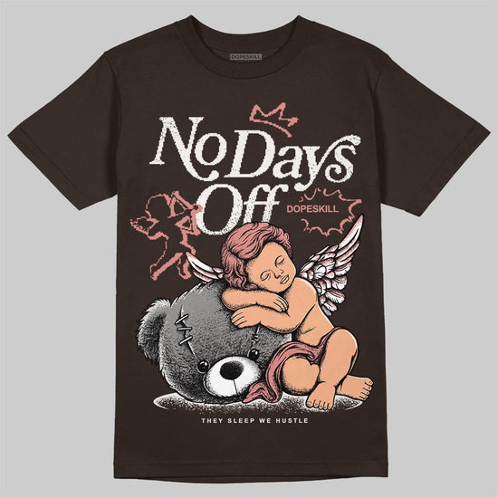 Jordan 1 High OG “Baroque Brown” DopeSkill T-Shirt New No Days Off Graphic Streetwear - Dark Chocolate