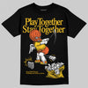 Yellow Sneakers DopeSkill T-Shirt Play together, Stay together Graphic Streetwear - Black