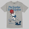 Jordan 12 Retro French Blue (2025) DopeSkill T-Shirt Play together, Stay together Graphic Streetwear - Gravel