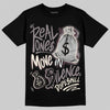 A Ma Maniére x Air Jordan 6 Retro “Smoky Mauve”⁠ DopeSkill T-Shirt Real Ones Move In Silence Graphic Streetwear - Black