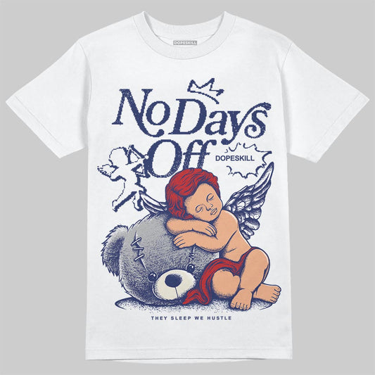 Jordan 11 “Rare Air” DopeSkill T-Shirt New No Days Off Graphic Streetwear - White 