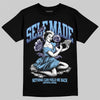 University Blue Sneakers DopeSkill T-Shirt Self Made Graphic Streetwear - Black