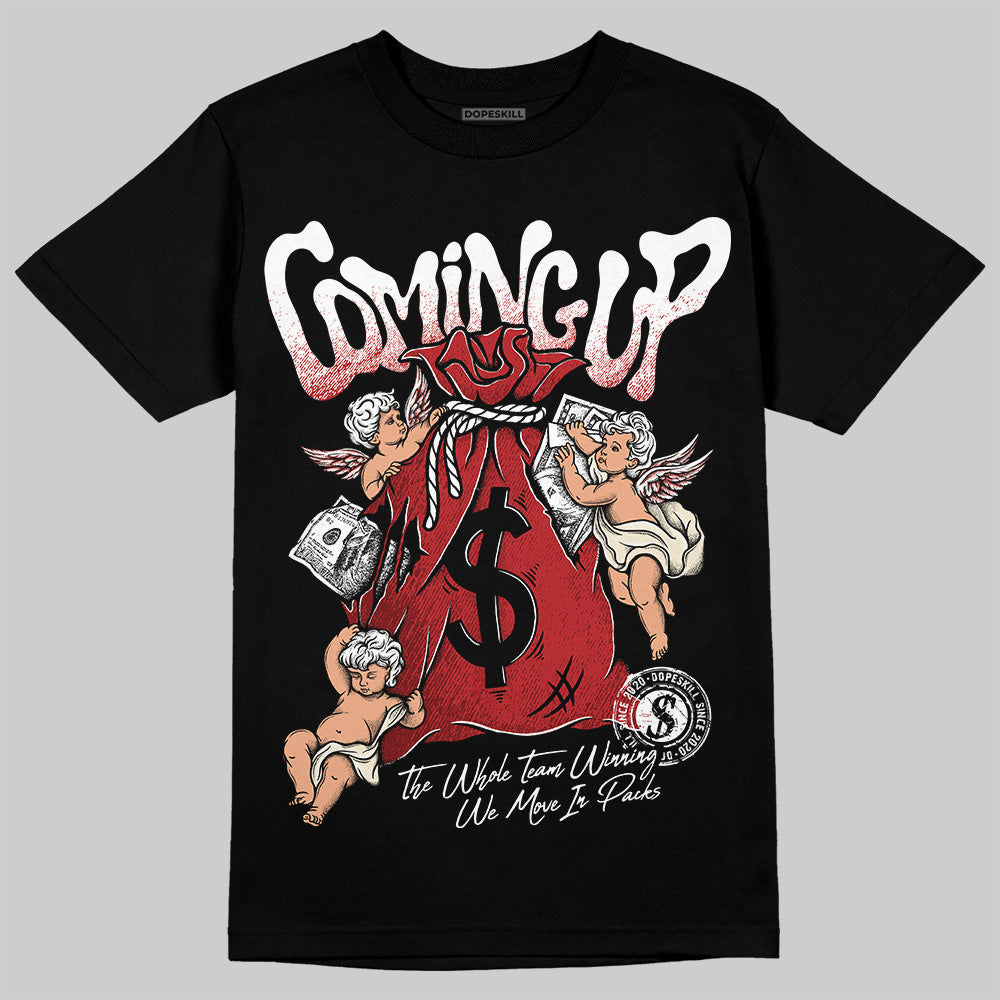 Jordan 1 Retro High OG Black Toe Reimagined DopeSkill T-Shirt Money Bag Coming Up Graphic Streetwear - Black