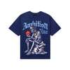 University Blue Sneakers DopeSkill T-Shirt Ambition Graphic Streetwear - Navy