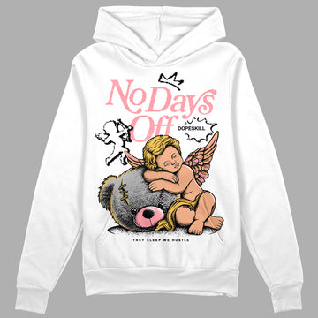 Jordan 3 GS “Red Stardust” DopeSkill Hoodie Sweatshirt New No Days Off Graphic Streetwear - White