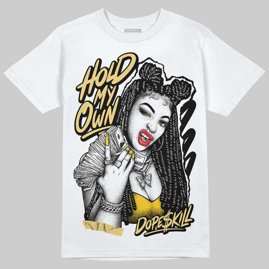 Quai 54 x Air Jordan 1 Retro Low OG Tour Yellow Black DopeSkill T-Shirt New H.M.O Graphic Streetwear - White