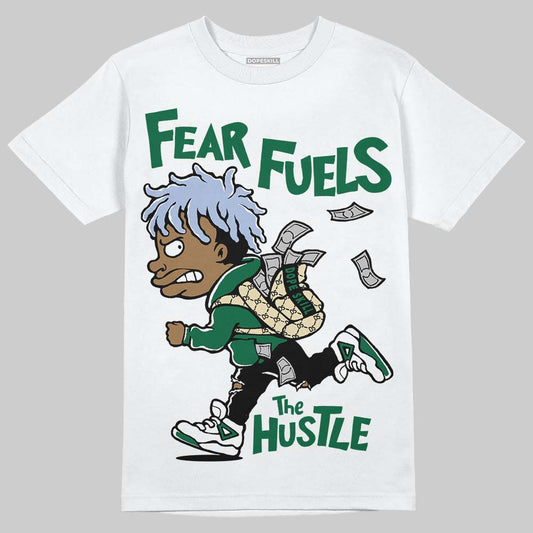 ASICS Gel-Nimbus 10.1 Invincible HTTP 404 Green DopeSkill T-Shirt Fear Fuels The Hustle Graphic Streetwear - White