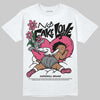 Balenciaga Runner White Fluo Pink DopeSkill T-Shirt No Fake Love Graphic Streetwear - White