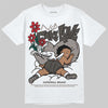 New Balance 2002R Protection Pack "Rain Cloud" DopeSkill T-Shirt No Fake Love Graphic Streetwear - WHite 