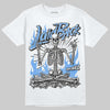 Black University Blue 5s DopeSkill T-Shirt Laid Back Graphic