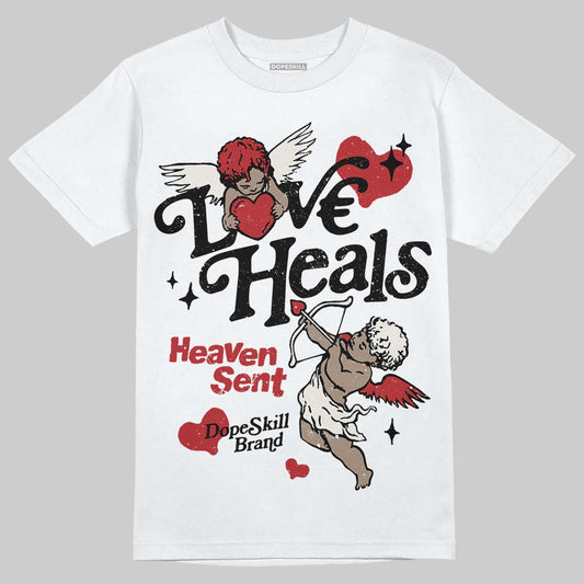 Nigel Sylvester x Jordan 1 Low OG “Nitro” DopeSkill T-Shirt New Love Heals Graphic Streetwear - White 