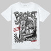 Jordan 10 Retro Shadow (2025) DopeSkill T-Shirt Pocket Change Graphic Streetwear - White