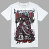 Jordan 5 Retro Burgundy (2023) DopeSkill T-Shirt Life or Die Graphic Streetwear - White