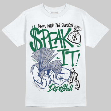 Asics GT-2160 ‘Shamrock Green’ DopeSkill T-Shirt Speak It Graphic Streetwear - WHite