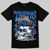 Jordan 3 "True Blue" DopeSkill T-Shirt Trippin Graphic Streetwear - Black