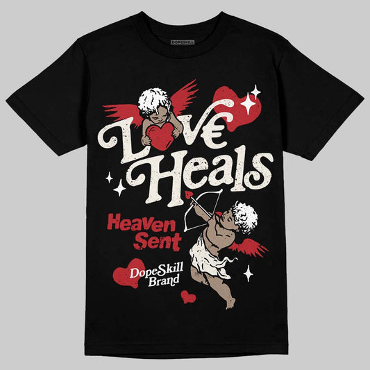 Nigel Sylvester x Jordan 1 Low OG “Nitro” DopeSkill T-Shirt New Love Heals Graphic Streetwear - Black
