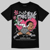 ASICS Gel Kayano 14 Pink Glo DopeSkill T-Shirt No Fake Love Graphic Streetwear - Black