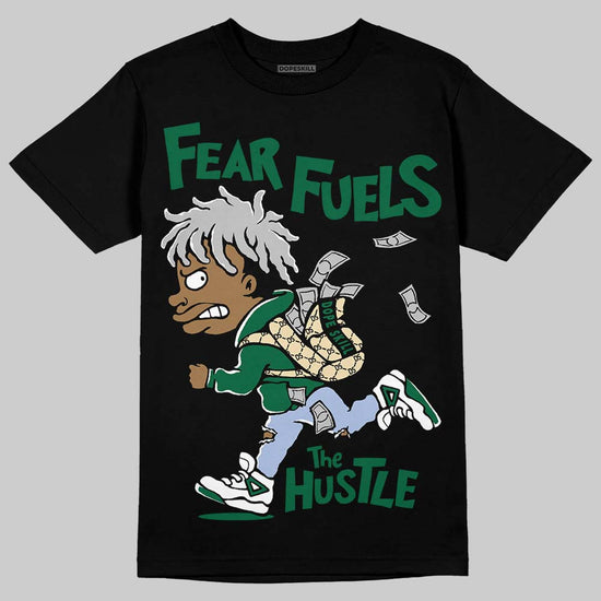 ASICS Gel-Nimbus 10.1 Invincible HTTP 404 Green DopeSkill T-Shirt Fear Fuels The Hustle Graphic Streetwear - Black