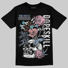 Harris Tweed x Dunk Low Denim Turquoise and Baroque Brown DopeSkill T-Shirt Side Hustle Graphic Streetwear - Black