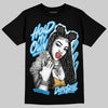 Jordan 4 Denim “Worn Blue” DopeSkill T-Shirt New H.M.O Graphic Streetwear - Black