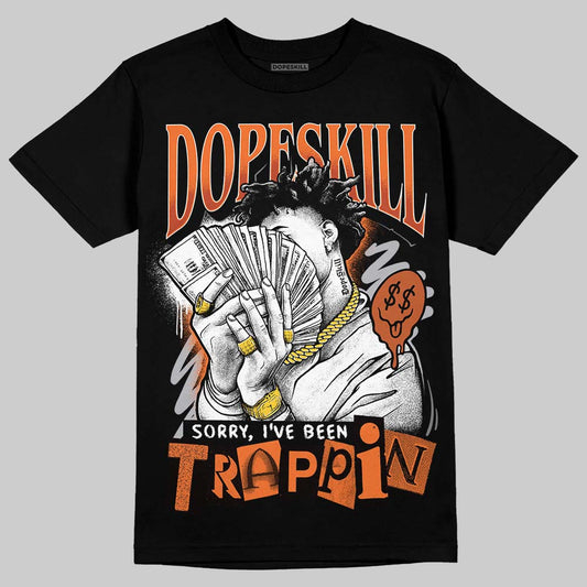 Asics Gel Kayano 14 'Silver Piquant Orange' DopeSkill T-Shirt Sorry I've Been Trappin Graphic Streetwear - Black