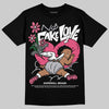 Balenciaga Runner White Fluo Pink DopeSkill T-Shirt No Fake Love Graphic Streetwear - Black