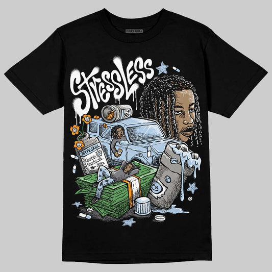 New Balance Abzorb 2000 “Silver/Blue” DopeSkill T-Shirt Stressless Graphic Streetwear - Black