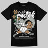 New Balance 1906R ‘White Gold’ DopeSkill T-Shirt No Fake Love Graphic Streetwear - Black