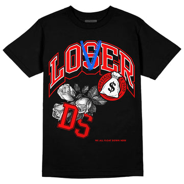 Jordan 1 Retro High OG "Satin Bred" DopeSkill T-Shirt Loser Lover Graphic Streetwear - Black