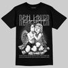 Jordan 4 “Black Cat” (2025) DopeSkill T-Shirt Real Lover Graphic Streetwear - Black