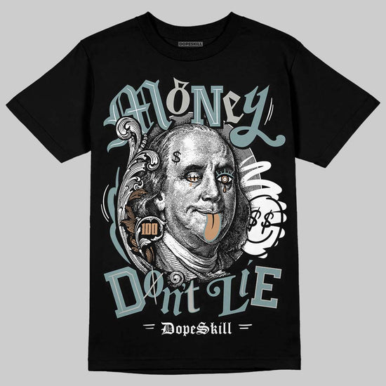 Nike Air Max 1 Low Poly “Adventure” DopeSkill T-Shirt Money Don't Lie Graphic Streetwear - Black