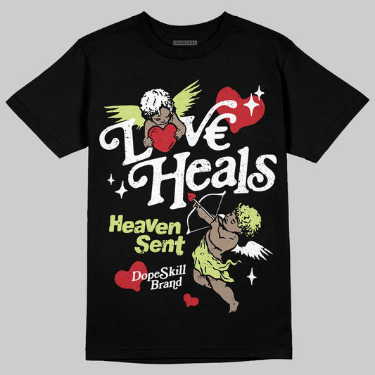 Jordan 11 “Inner Beast” DopeSkill T-Shirt New Love Heals Graphic Streetwear - black