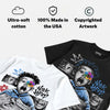 Black University Blue 5s DopeSkill T-Shirt Word Hard Rise Above Graphic