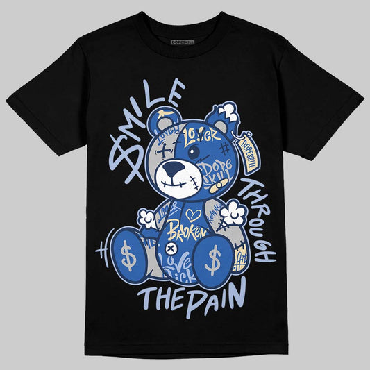 ASICS Gel-Nimbus 10.1 Invincible HTTP 404 Blue DopeSkill T-Shirt Smile Through The Pain Graphic Streetwear - Black
