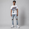 “True Blue” 3s DopeSkill T-Shirt Nevermind Graphic