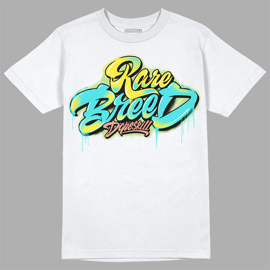 New Balance 9060 “Cyan Burst” DopeSkill T-Shirt Rare Breed Type Graphic Streetwear - White