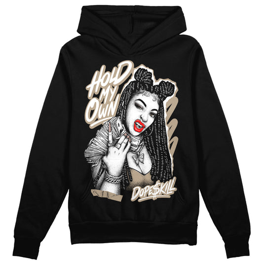 Jordan 1 High OG “Latte” DopeSkill Hoodie Sweatshirt New H.M.O Graphic Streetwear - Black