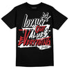 Jordan 12 “Red Taxi” DopeSkill T-Shirt LOVE Graphic Streetwear - Black