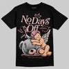 Jordan 40 “Dusty Rose” DopeSkill T-Shirt New No Days Off Graphic Streetwear - Black