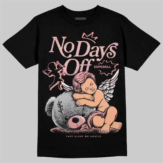 Jordan 40 “Dusty Rose” DopeSkill T-Shirt New No Days Off Graphic Streetwear - Black