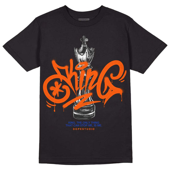 Dunk Low Futura Orange Blaze DopeSkill T-Shirt King Chess Graphic Streetwear - Black