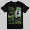 Foamposite Pro 'Pine Green' DopeSkill T-Shirt Real Ones Move In Silence Graphic Streetwear - Black