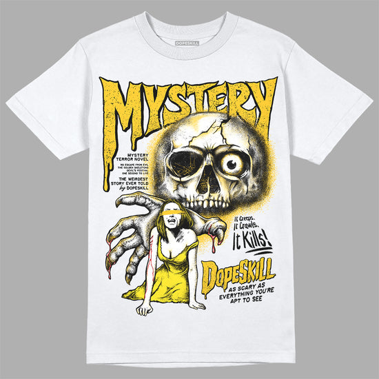 Jordan 4 Retro “Vivid Sulfur” DopeSkill T-Shirt Mystery Ghostly Grasp Graphic Streetwear - White 