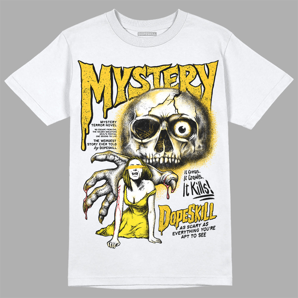 Jordan 4 Retro “Vivid Sulfur” DopeSkill T-Shirt Mystery Ghostly Grasp Graphic Streetwear - White 