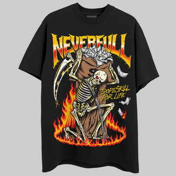 Yellow Sneakers DopeSkill T-Shirt NeverFull Graphic Streetwear - Black