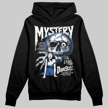 Jordan 12 “Blueberry” DopeSkill Hoodie Sweatshirt Mystery Ghostly Grasp Graphic Streetwear - Black