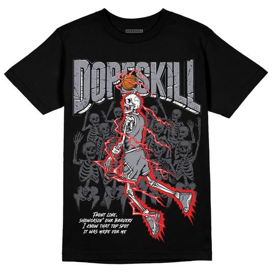 Jordan 14 Retro 'Stealth' DopeSkill T-Shirt Thunder Dunk Graphic Streetwear - black