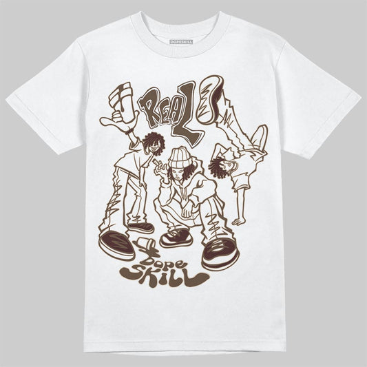 A Ma Maniére x Air Jordan 4 “Dark Mocha” DopeSkill T-Shirt Real Y2K Players Graphic Streetwear - White